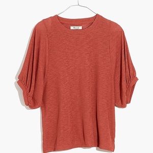 MADEWELL Eastover Bubble-Sleeve Tee